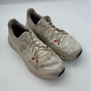 On Cloudtilt Men’s Sneakers Sand Cream Size 10 | Helion Foam Running Shoes